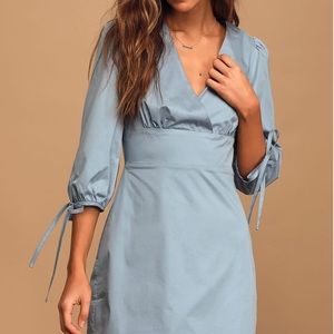 Light blue dress